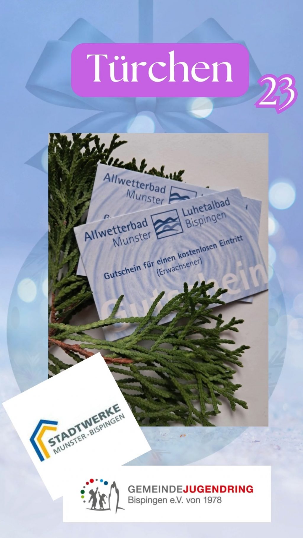 Instagram post from gemeindejugendring.bispingen. This post is in position 2.